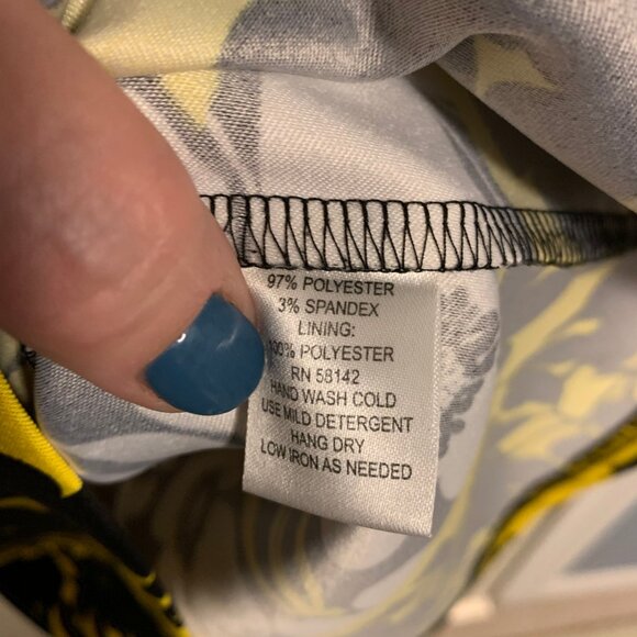 London Times Black Floral Dress - Picture 3 of 7